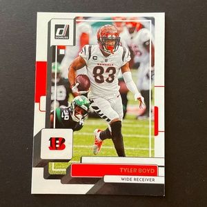 Tyler Boyd: Cincinnati Bengals, Wide Receiver 2022 Panini Donruss Football #198